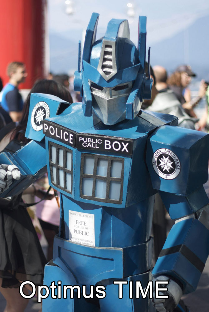 cosplay mashup - Police Public Box Ulanca Poethleone Free Public Optimus Time