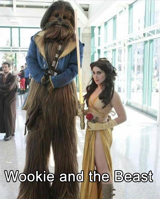 star wars beauty and the beast - Wookie and the Beast