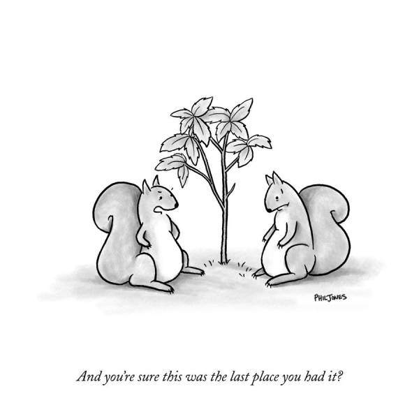 new yorker jokes - V 17 Philjones And you're sure this was the last place you had it?