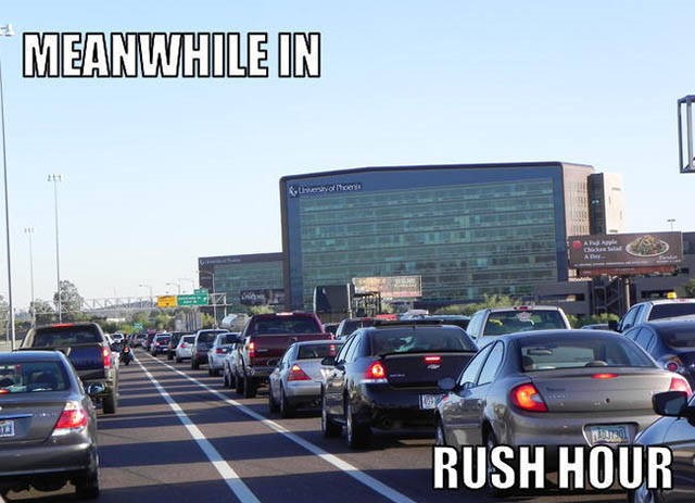 meanwhile in russia meme - Meanwhile In Rush Hour