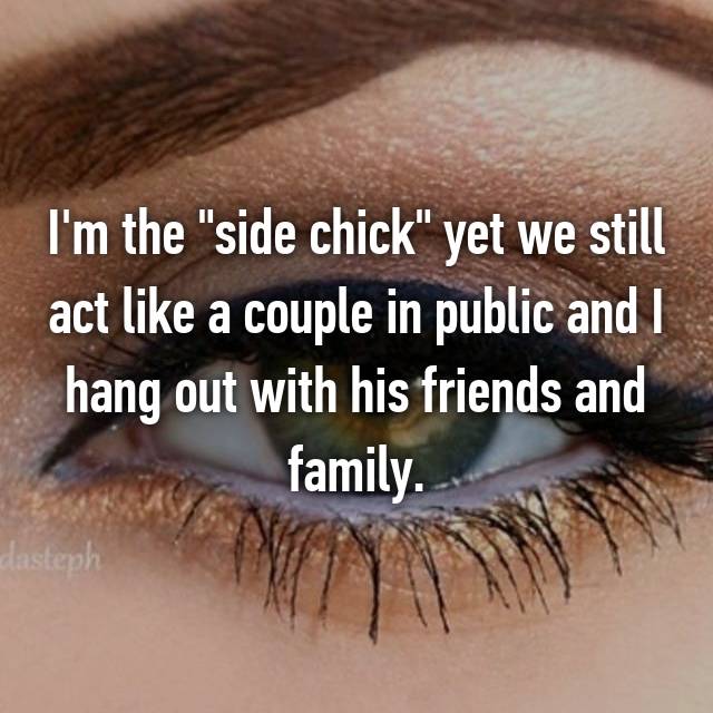 37 Totally Honest Side Chick Confessions...