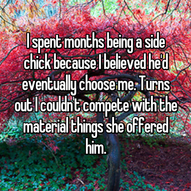 37 Totally Honest Side Chick Confessions...