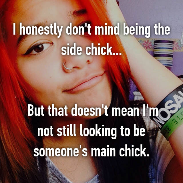 37 Totally Honest Side Chick Confessions...