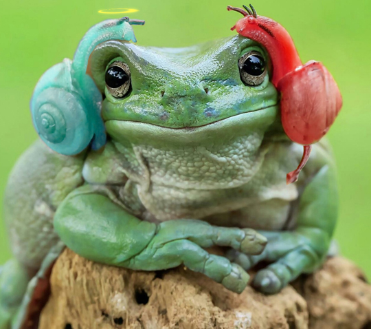 PhotoshopInternet Battle of the Week: Frog with Snails on Its Head!