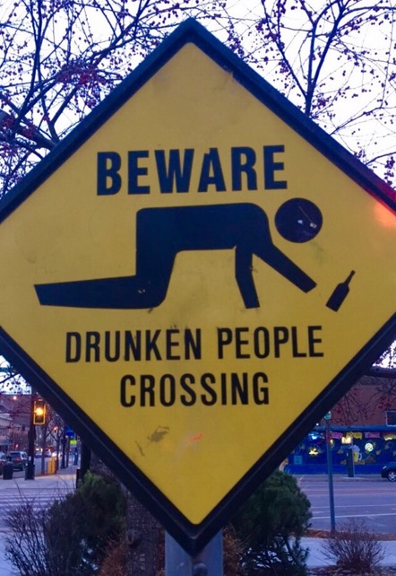 missoula - 18 862 Beware Drunken People Crossing