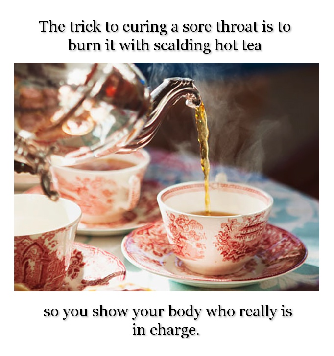 high tea aesthetic - The trick to curing a sore throat is to burn it with scalding hot tea so you show your body who really is in charge.