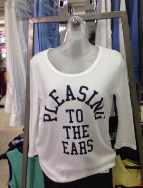 japanese clothes with english words - Easo To The Ears