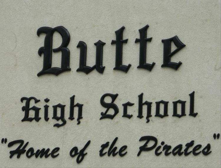 handwriting - Butte High School "Home of the Pirates"