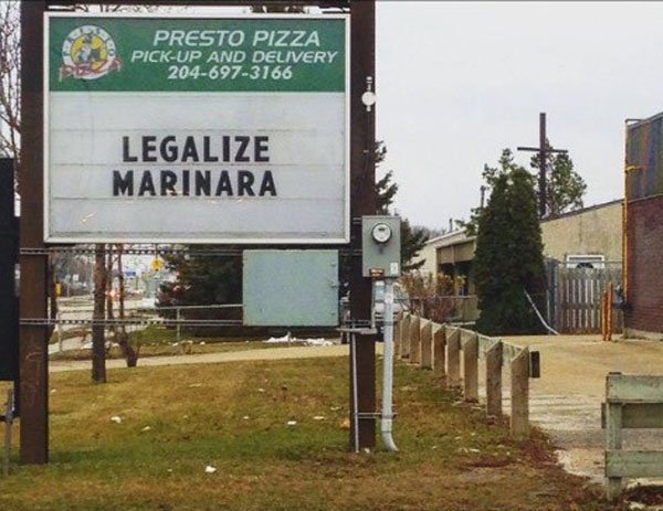 sign - Wz Presto Pizza PickUp And Delivery 2046973166 Legalize Marinara