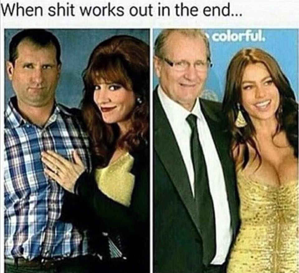 al bundy show - When shit works out in the end... colorful