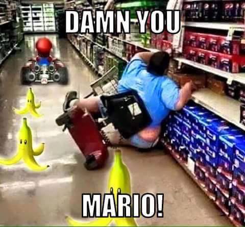 funny memes mario - Se DamnYou Dole Mario!