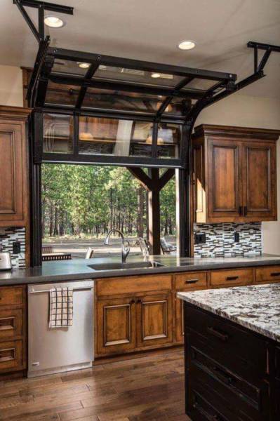 garage door style kitchen window