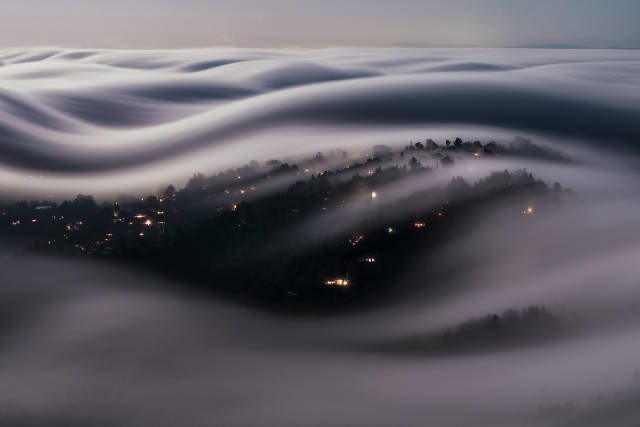 long exposure fog