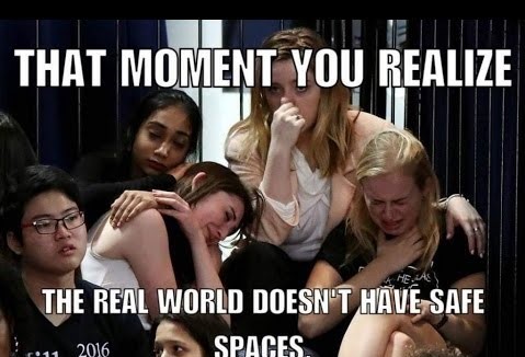 hillary supporters election night - Lume That Moment You Realize The Real World Doesn'T Have Safe 2016 Spaces