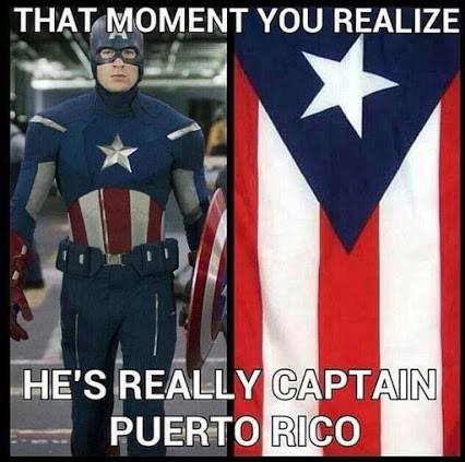 puerto rico captain america - That Moment You Realize He'S Really Captain Puerto Rico