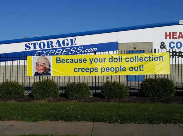 billboard - Storage Llllllllllsxpress.com Hea & Co Because your doll collection creeps people out!