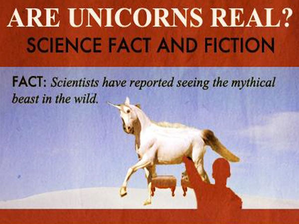 affordable care act - Are Unicorns Real? Science Fact And Fiction Fact Scientists have reported seeing the mythical beast in the wild.