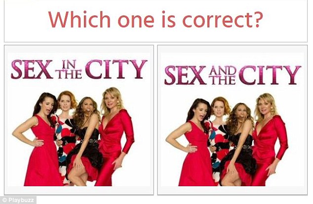 Mandela Effect - sex and the city or sex - Which one is correct? Sex In City Sex Ane City Playbuzz