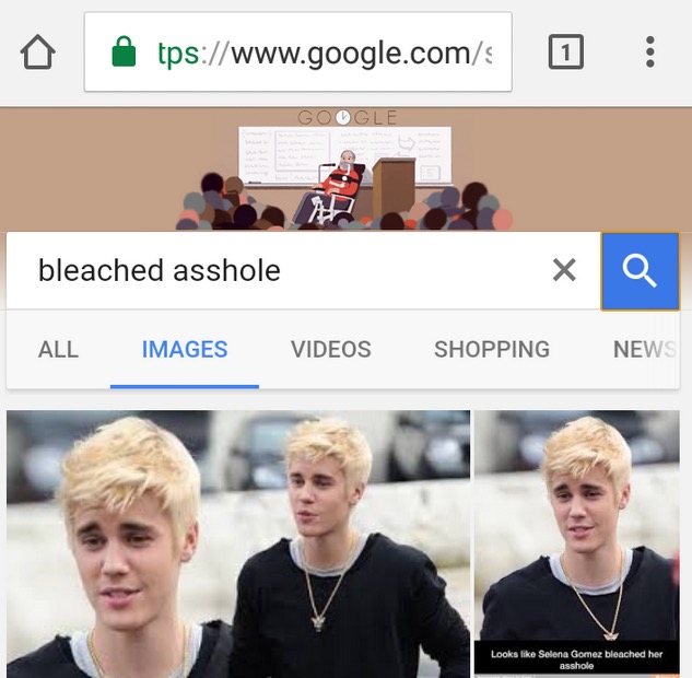 meme - his palms are sweaty knees weak arms - O t ps Google bleached asshole xQ All Images Videos Shopping News Looks Selena Gomez bleached her asshole