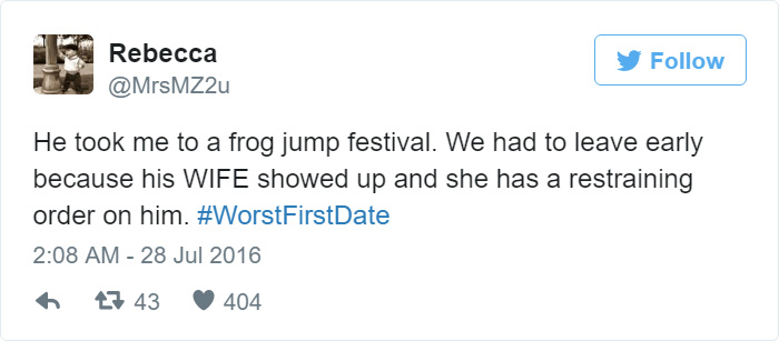 28 Funny Tweets About First Dates From Hell!