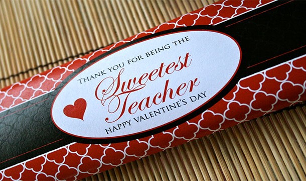 valentines for teachers - Thank You For Being The Sweetest Teacher Happy Valentine'S Day 30 x 38c