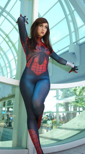 badass spider woman cosplay