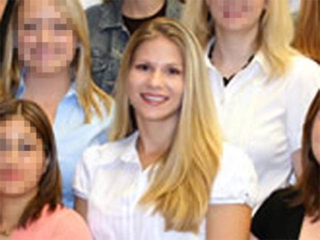 Science teacher Deanna Higgins, 27, was arrested for having sex with a 16-year-old student after detectives found her underwear in the teenager's truck, which he kept there as a sentimental reminder of her. The relationship was outed once Higgins's husband found texts from the boy on her phone.