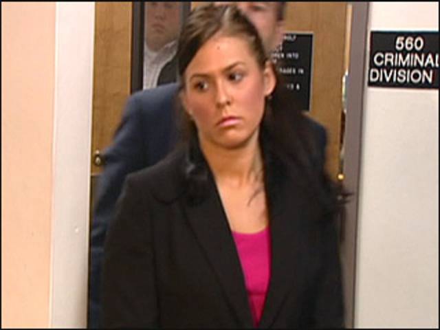 Rebekah Todd, 25, served a six-month jail sentence. Todd attended an off-campus (high school) graduation party where alcohol was involved and showed the kids videos of her doing a striptease. She also had sex with a 17-year-old male student, while often driving by his workplace and even texting him about how "great" he looked without a shirt on.
