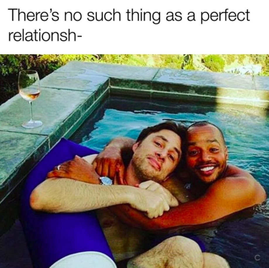 zach braff and donald faison - There's no such thing as a perfect relationsh