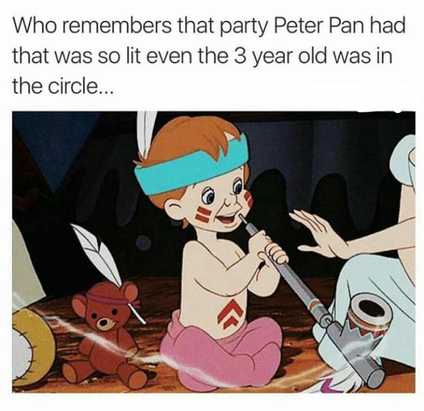 peter pan teddy bear - Who remembers that party Peter Pan had that was so lit even the 3 year old was in the circle...