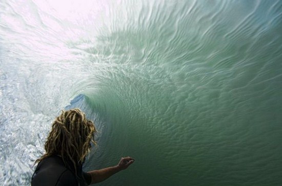 inside the wave