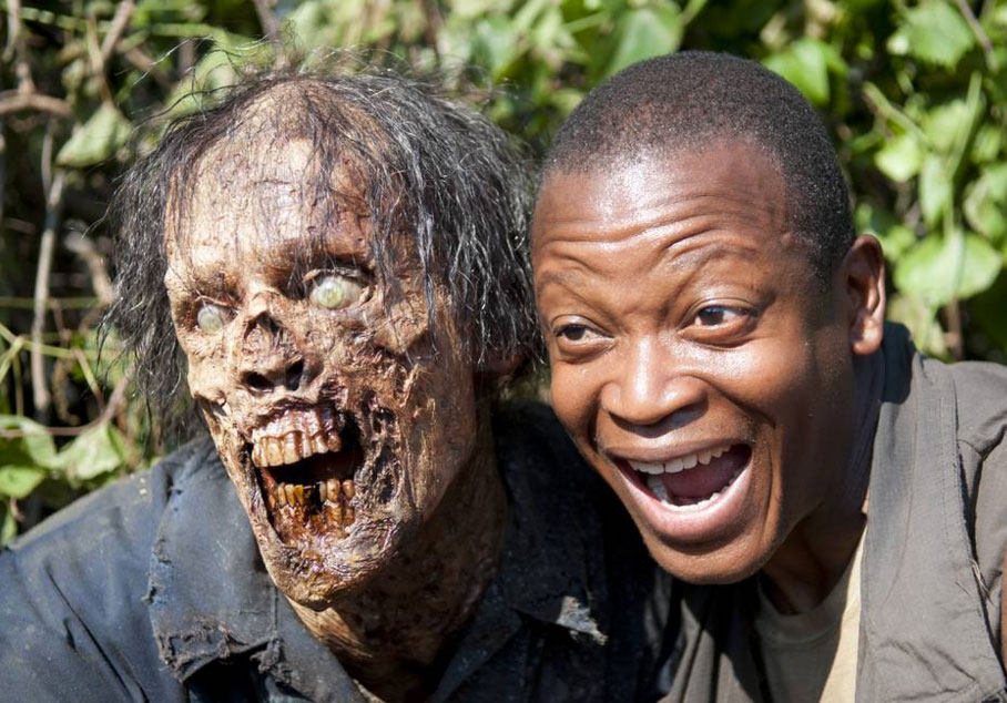 The Funniest Behind The Scenes Pictures from The Walking Dead!