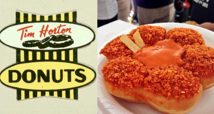 food fail tim hortons original logo - Donuts