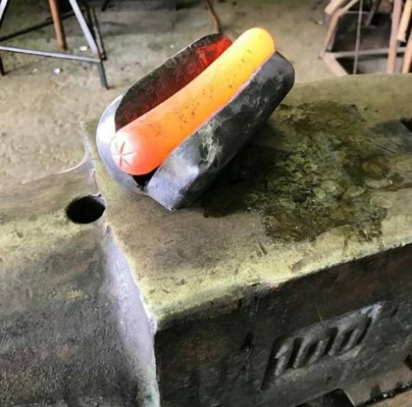 blursed hot dog