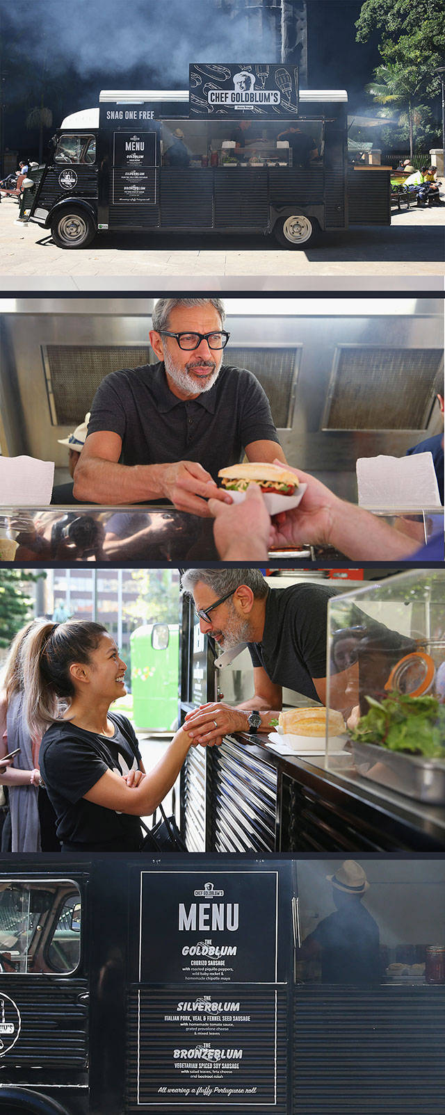 Amazing food truck in LA that is Chef Goldblum and run by Jeff Goldblum