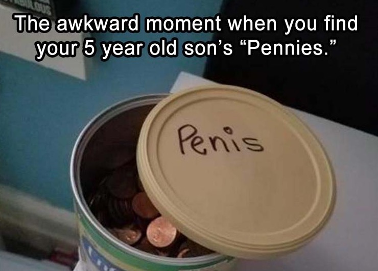 honduras meme in spanish - The awkward moment when you find your 5 year old son's Pennies.