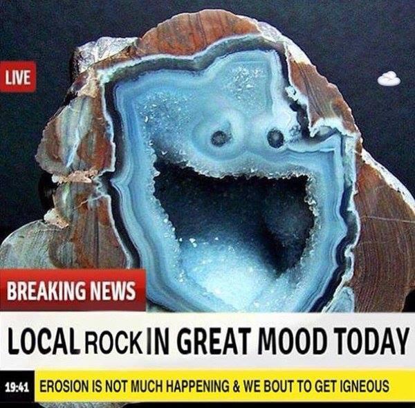 cookie monster geode - Live Breaking News Local Rockin Great Mood Today Erosion Is Not Much Happening & We Bout To Get Igneous
