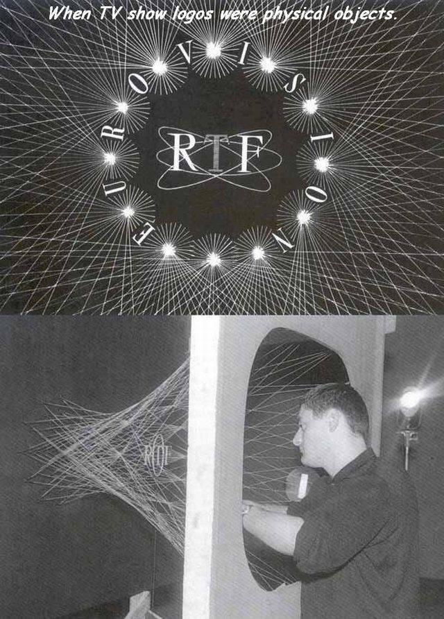 eurovision old logo - When Tk show logos were physical objects. Rif