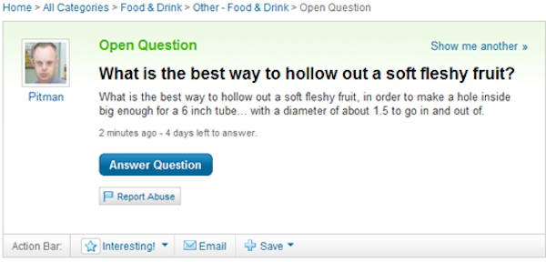 2O Yahoo Questions About Sex That Will Make You Lose Faith In Humanity