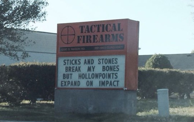 meanwhile in texas meme - Tactical O Firearms Sticks And Stones Break My Bones But Hollowpoints Expand On Impact