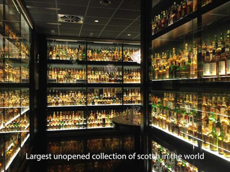 largest unopened collection of scotch in the world - Largest unopened collection of scotch in the world