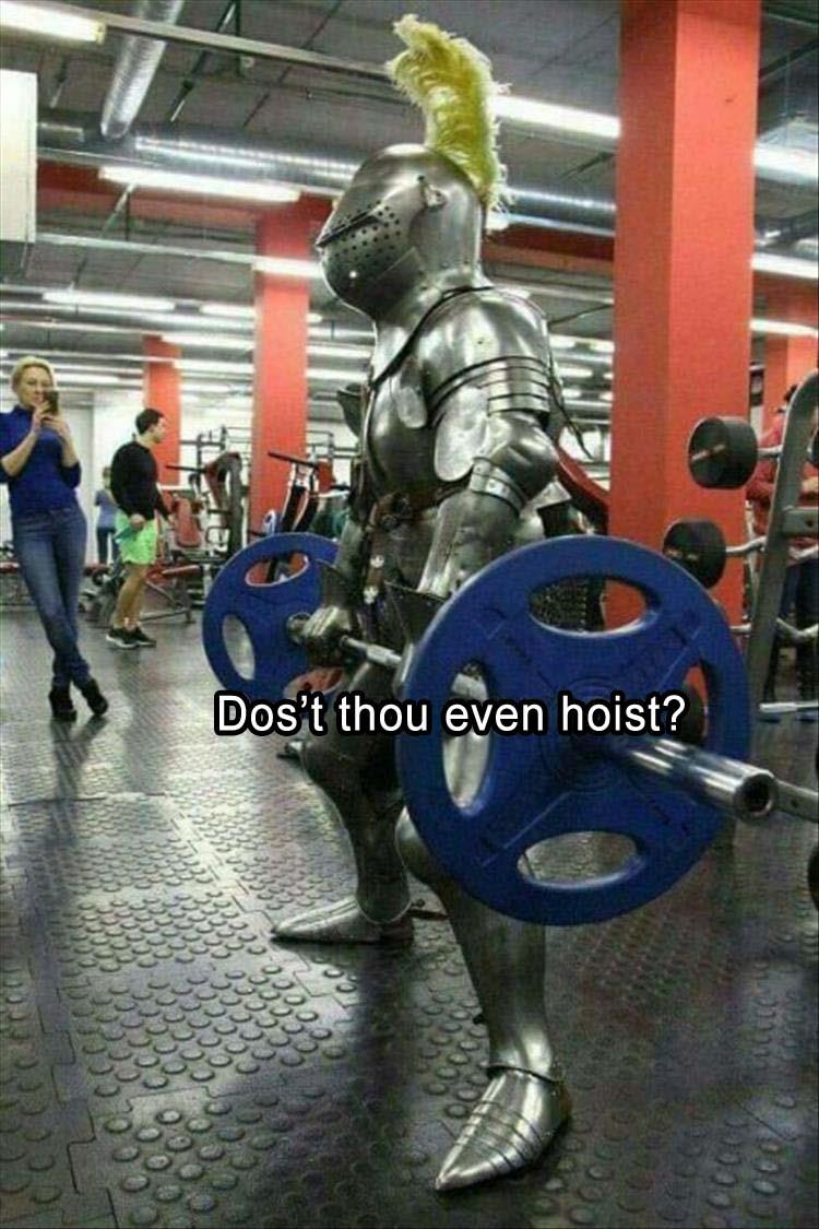 dost thou even hoist meme - Dos't thou even hoist?