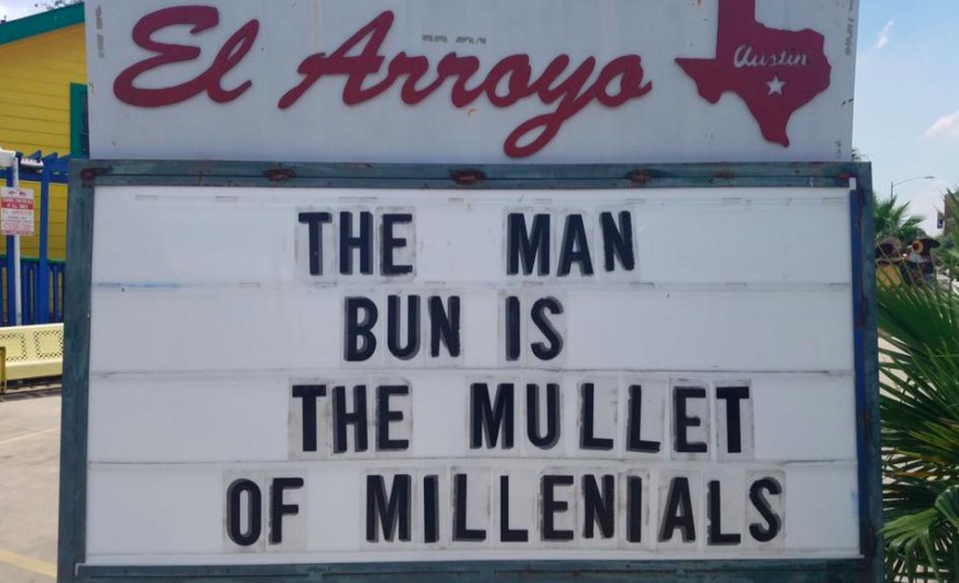 pin up - El Arroyo Austin The Man Bun Is The Mullet Of Millenials