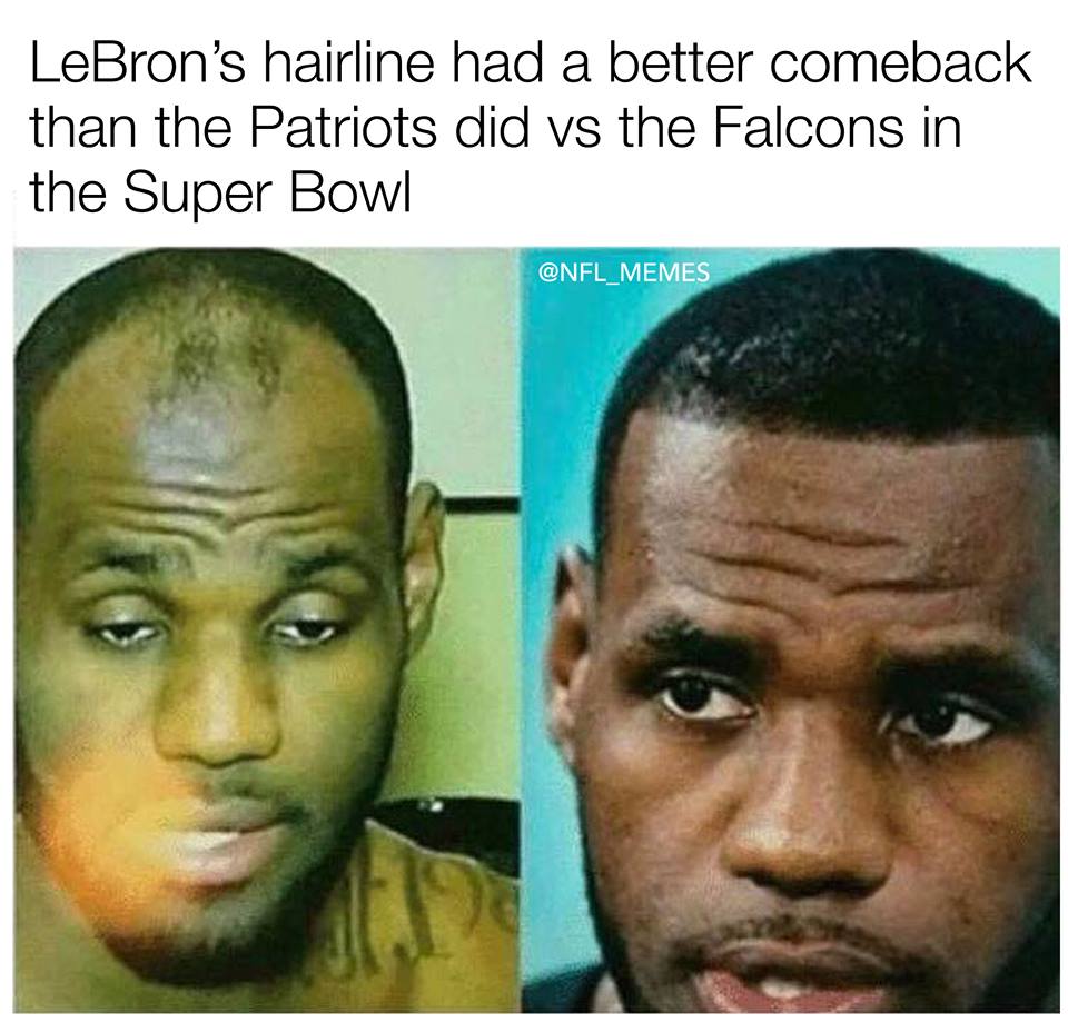 LaBron's hairline sure is getting better