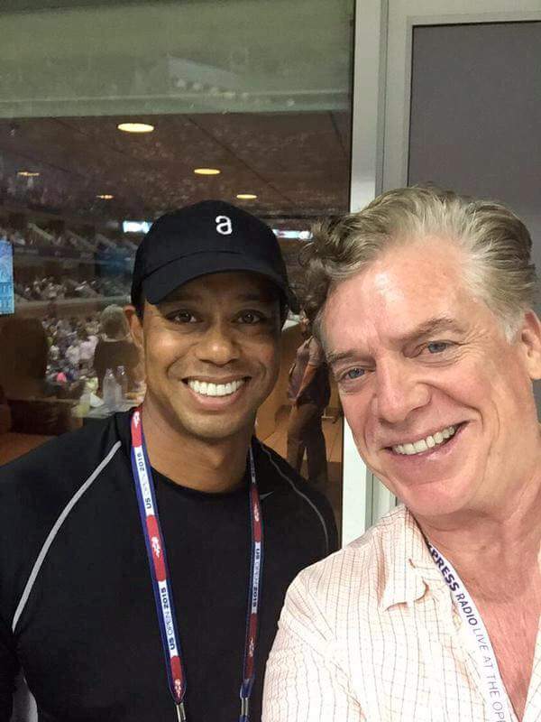Tiger Woods and some famous dude.