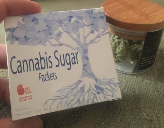 Cannabis Sugar Packets por Not For Kids Emergency To Packets Net Weigin 35oz10g.