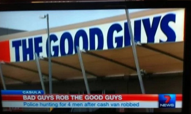 banner - Uthegoodgi Iys Casula Bad Guys Rob The Good Guys Police hunting for 4 men after cash van robbed News