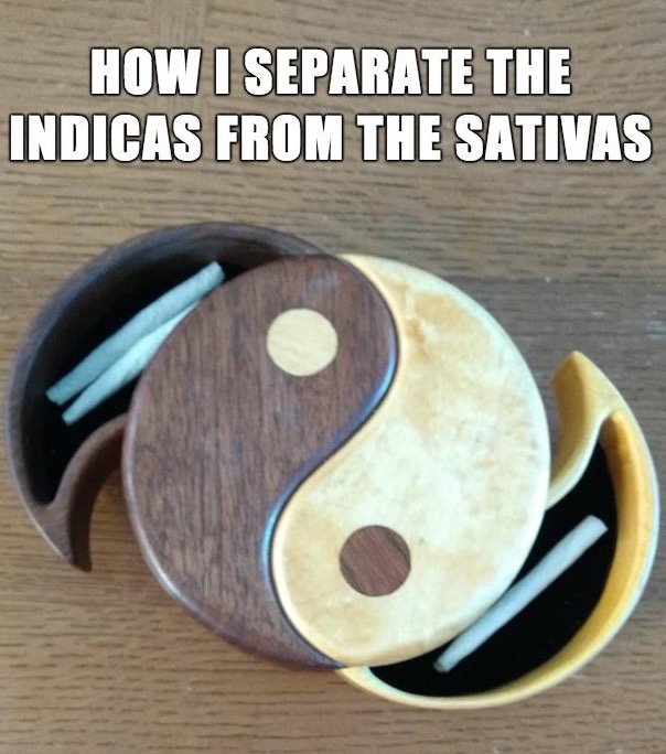 tableware - How I Separate The Indicas From The Sativas