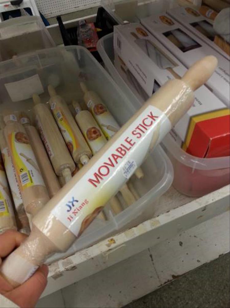 movable stick rolling pin - for 1 Jx Movable Stick