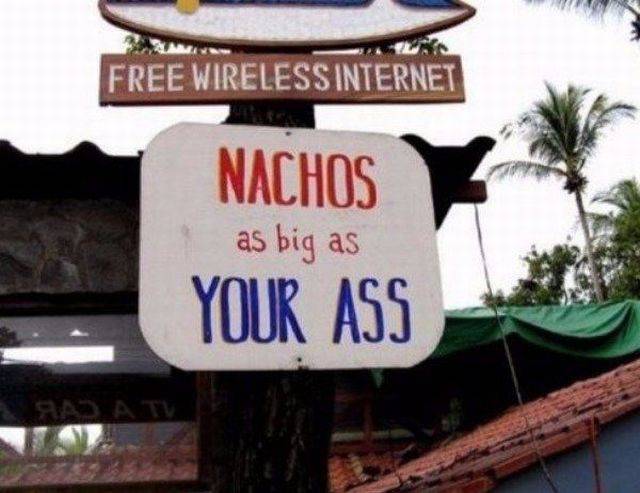tamarindo - Free Wireless Internet Nachos as big as Your Ass